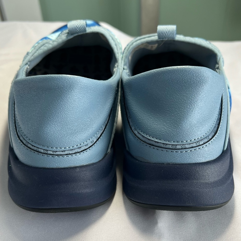 NWOT KEEN Men's Size 10 Whyser Lightweight Crushback Slip on Shoes blue/black - Picture 3 of 11
